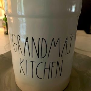 Rae Dunn grandmas kitchen crock